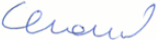 Signature de Kathleen Roussel