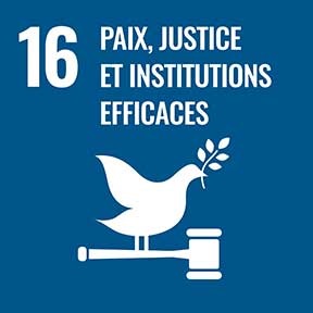 16 : Paix, justice et institutions efficaces